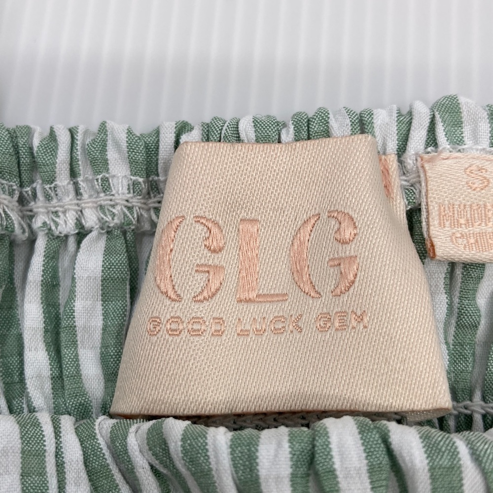 Good Luck Gem Striped Maxi Skirt and Top in Green size Small - Picture 5 of 11
